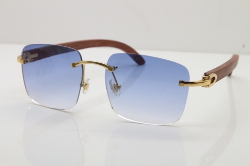 blue wood cartier glasses Online