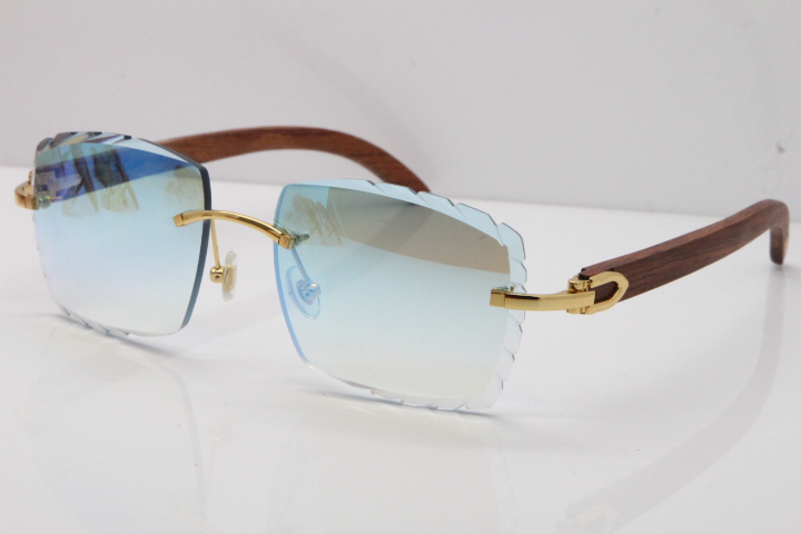 blue wood cartier glasses